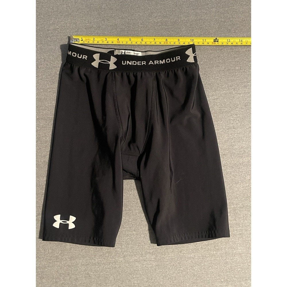 Under Armour HeatGear Compression Boxers Small Black Athletic
